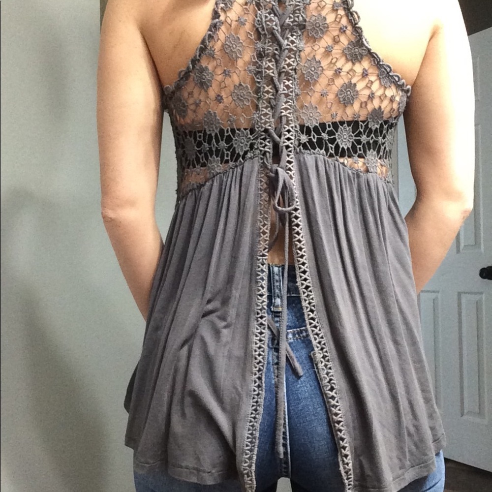 BUY 2, GET 1 FREE! Pol Buckle Crochet Tank